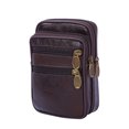 thumbnail image 2 of Bolsa Riñonera multifunción de piel de vaca para hombre, de teléfono informal de negocios JShteea Para Estrenar, 2 of 6