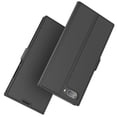 thumbnail image 2 of Roofei BlackBerry KEY2 LE Wallet PU + TPU Leather Flip Cover with Blocking Card Slot, Stand, Auto Wake/Sleep Shockproof Shell Compatible with BlackBerry KEY2 LE -Black, 2 of 8