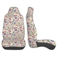 thumbnail image 3 of Sikiie Paisley Flowers Car Seat Protector 2 Pack Car Seat Cushion Mat, Car Seat Covers for SUV, Truck, Van, 3 of 7