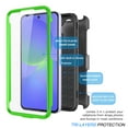 thumbnail image 4 of Ebizware Samsung Galaxy A36 5G Case with [Built-in Screen Protector] and Swivel Holster Belt Clip, Military Grade Heavy Duty Protective Defender Kickstand Phone Case Cover for Galaxy A36 5G - Green, 4 of 10