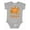 AC-Heather Grey, variant on My 1st Halloween Cute Pumpkin with Bow Boys or Girls Baby Bodysuit