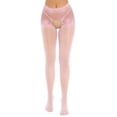 thumbnail image 2 of Collants Transparents Aguichant Brillants pour Femmes Collants Extensibles Lingerie Bas Confortables à Porter à la Mode, 2 of 9