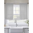 thumbnail image 5 of Grey Sheer Curtains 45 Inch Length 2 Panels Set for Living Room/Bedroom, Modern Pure Gray Semi Curtain Sheers Drapes Rod Pocket Curtains Window Treatment Set 52''x45''x2, 5 of 7