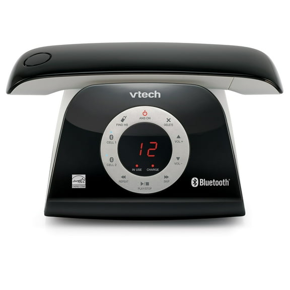 Teléfono inalámbrico VTech VS122 DECT 6.0 de diseño retro con contestador