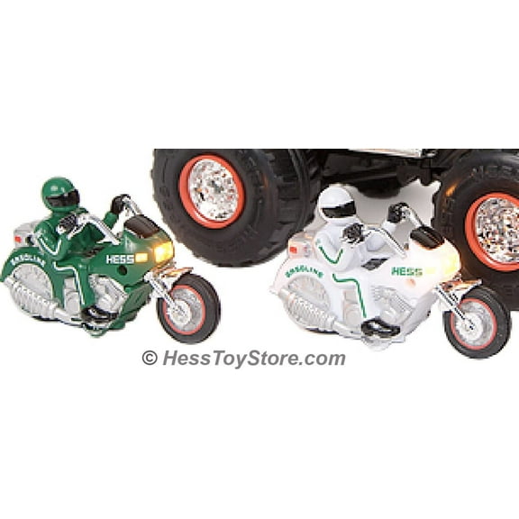 2007 Hess Monster Truck with 2 Motorcycles