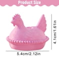 thumbnail image 4 of Clear Hen on Nest Glass Dish with Lid, Vintage Crystal Chicken Candy Bowl 4.92x3.54x3.35in, Decorative Glass Candy Jar Cookie Container for Kitchen Tabletop Home Decor, 4 of 6