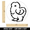 thumbnail image 2 of Fluffy Silkie Chicken Self-Inking Rubber Stamp Ink Stamper - Red Ink - Medium 1 Inch, 2 of 7