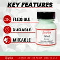 thumbnail image 2 of Angelus® Acrylic Leather Paint, 1 oz. Mint, 2 of 9