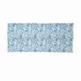 thumbnail image 2 of Nautical Neck Gaiter, Abstract Sea Waves, Unisex, Blue Baby Blue and White, by Ambesonne, 2 of 3