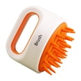 thumbnail image 2 of BAETEUY Ergonomic Design Massage Brush Handheld ABS Quick Foaming Scalp Comb for Bathroom, 2 of 8