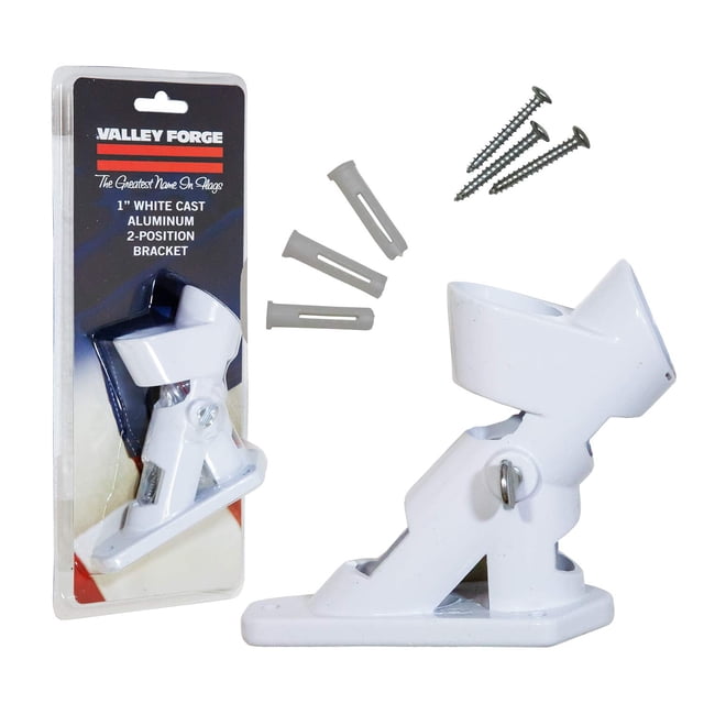 Soporte de aluminio Banner Valley Forge con recubrimiento en polvo blanco