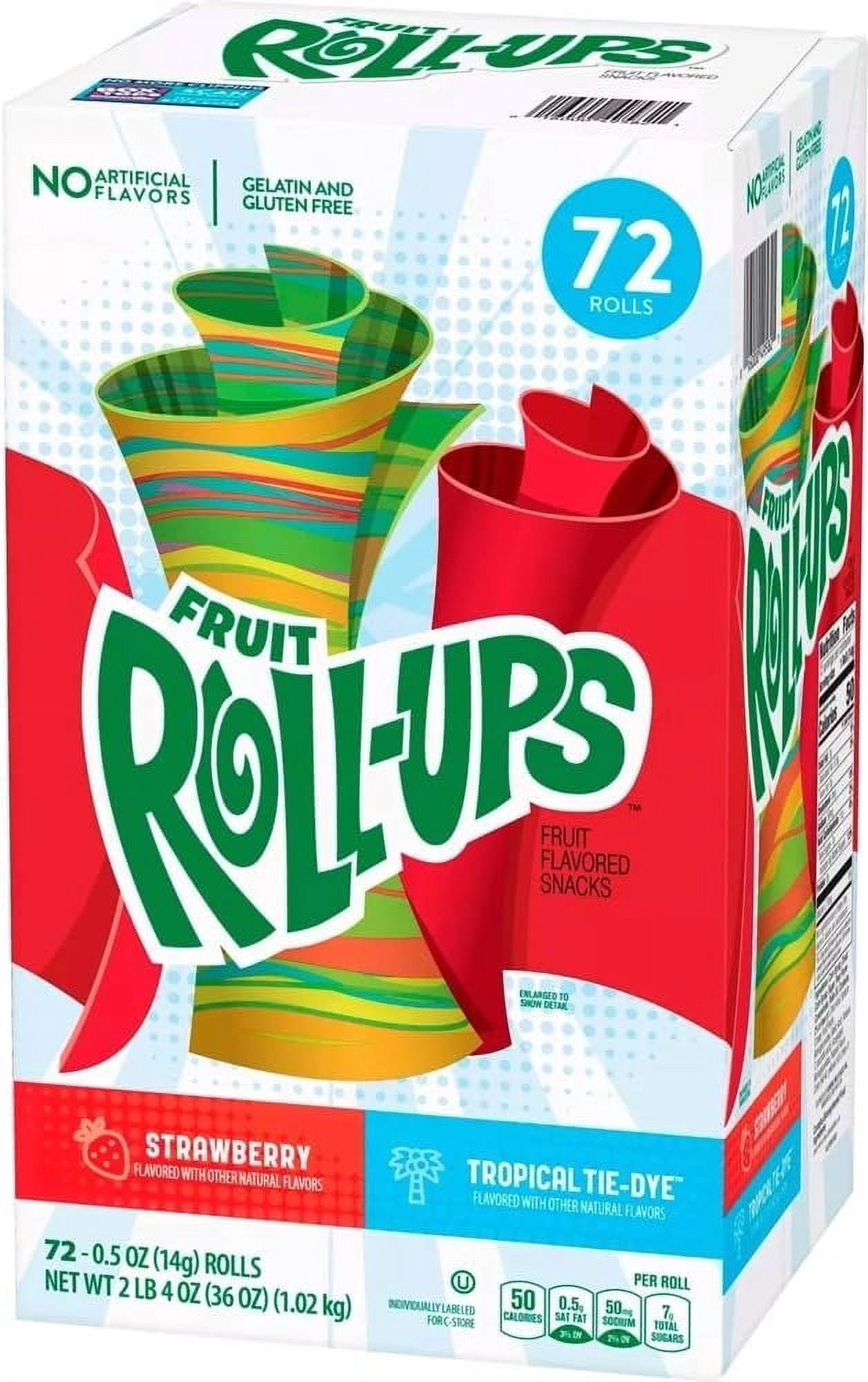 Ruthy's Outlet Fruit Flavored Snack Assortment - Gushers, Fruit Roll-ups & Fruit by the Foot - Care Package, Variety Boxes for Office Home oor School Snack