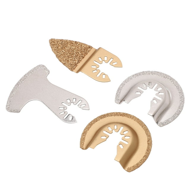 Lames de Scie Oscillantes Kit d'Outils Multiples, Design Abrasif Résistant à l'Usure Lames de Scie en Carbure Compatibilité pour Couper