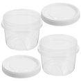 thumbnail image 3 of 10 contenedores para refrigerador, organizador de verduras, contenedor de almacenamiento con tapa, cajones para refrigerador, redondos, color blanco, PP, 3 of 6