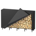 thumbnail image 1 of Rack de Bois pour l'Extérieur, Rack de Bûches de Bois avec Couvercle, Support de Bois de 5,3 Pi pour l'Extérieur, Racks en Bois Robustes pour l'Intérieur, Support de Foyer fo, 1 of 7