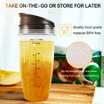 thumbnail image 4 of 24OZ Replacement Cups Compatible for Ninja Nutri BN401, BN701, SS101, BN400, BN800, BN801 Blender, 4 of 9