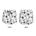 thumbnail image 6 of Uemuo Cute Cow and Milk Stains Pattern Women's Athletic Shorts High Waisted Running Shorts with Liner Pockets Gym Elastic Workout Shorts-Large, 6 of 9