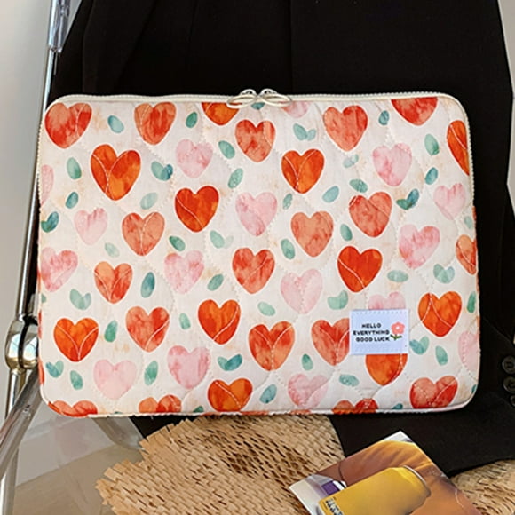 Peggybuy Computer Bag Cute Flower Laptop Sleeve Laptop Sleeve Case Fit for 14 in Notebook