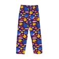 thumbnail image 3 of Lsque Cute Flat Hand Drawn Fishes Print Men's Pajama Pants, Lounge Pant - Comfortable Home Wear,Elastic Waistband, Stylish Design-Small, 3 of 9