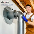 thumbnail image 6 of DuraVent DVL Galvanized Steel Double Wall 90 Degree Elbow Connector, Black, 6 of 9