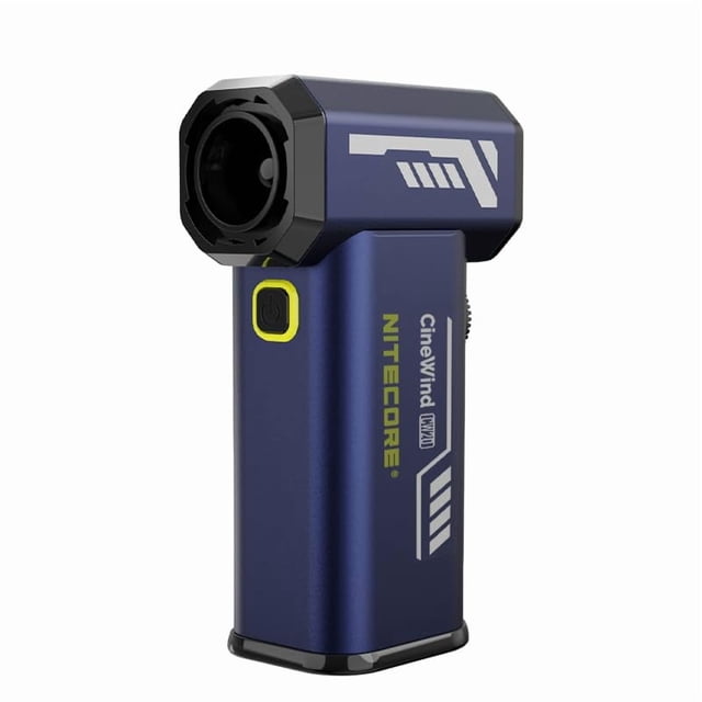 Ventilador de bolsillo para fotografía CINEWIND CW20 con funda de almacenamiento azul