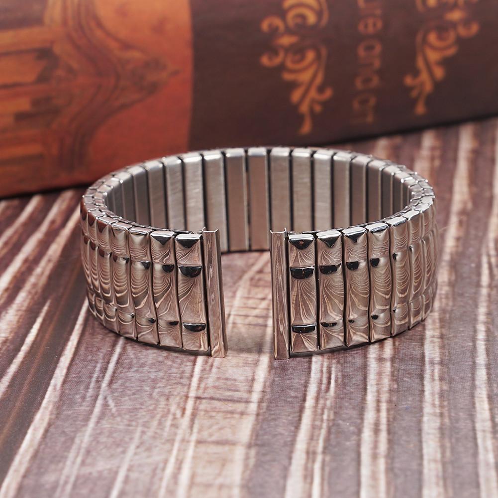 12-20 MM Stretch Expansion Stainless Steel Watch Band Bracelet Strap K3D2 - image 3 of 9