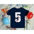 thumbnail image 4 of Baseball 5th Birthday Gift for Five Year old Youth Kids T-Shirt Small Black, 4 of 6