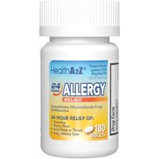 HealthA2Z® Allergy Relief | Levocetirizine Dihydrochloride 5mg | 24 Hours | Antihistamine | Relief from Sneezing, Runny Nose, Itchy Nose and Eyes (180 Counts)