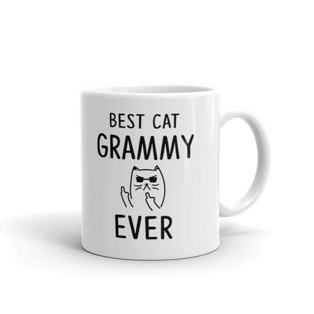 Best Cat Grammy Ever Rude Coffee Tea Ceramic Mug Office Work Cup Gift