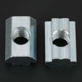 thumbnail image 2 of Tuerca deslizante estándar de 20 piezas Tuerca deslizante en T de acero al carbono galvanizado para accesorios de perfil de aluminio(T Nut Typ 40 M8), 2 of 5