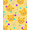 Yellow, Pattern 3, variant on ODIKA 8'x10' Machine Washable Non-Slip Area Rug, Adorable Kitty Paw Print Trail with Glowing Accent Features High Traffic Rug, Pink, 617233