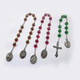 thumbnail image 4 of Rosary Beads Madonna Pendant Necklace Women Alloy Material Necklace For Girls---Product code 55852 A, 4 of 5