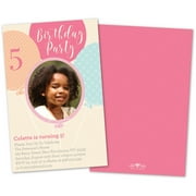 Personalized Party Balloons Photo Kids Birthday Party Invitations
