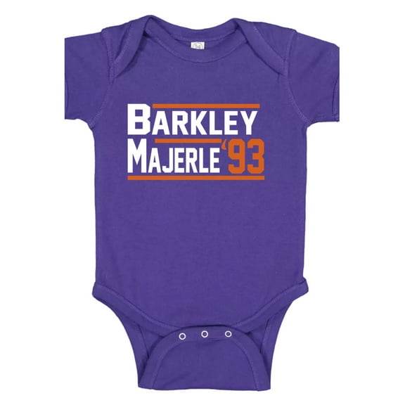 PURPLE Charles Barkley Dan Majerle Suns 1993 Baby 1 Piece