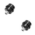 thumbnail image 4 of Justharion Air Compressor Metal Housing Intake Noise Muffler Replacing Parts 13mm 2Set, 4 of 6