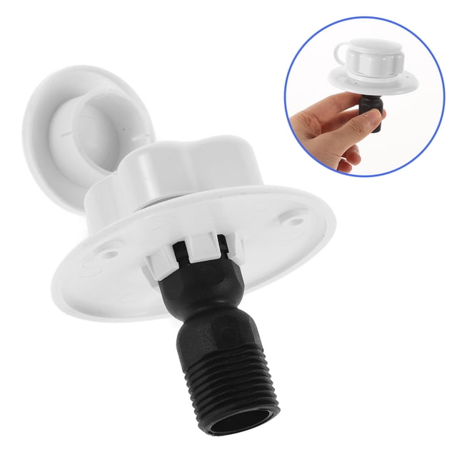 LOLIPPYY 1 Set Metal Rv Water Inlet Plastic Check Valve Technology For Yachts 3.14X2.95X2.95In
