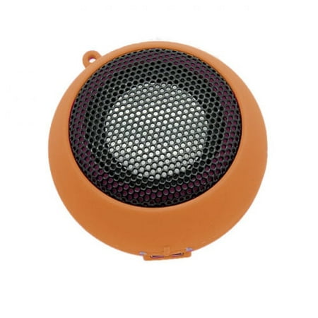 Wired Portable Universal Loud Speaker Orange Multimedia Audio System Rechargeable for Motorola Droid Turbo 2 - OnePlus 6 - Samsung Galaxy Tab S3 9.7 S2 NOOK 8.0