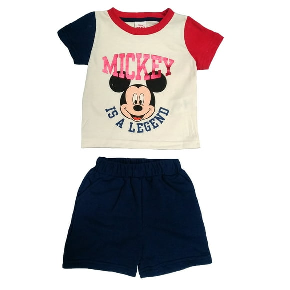 Conjunto Short Playera Estampada Disney Mickey Mouse "Is a Legend" Disney Conjunto1156