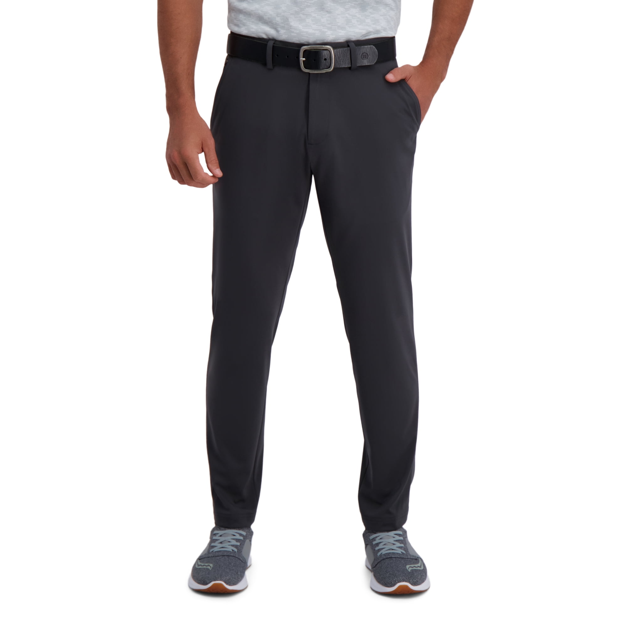 Haggar - Haggar Men's Motion Khaki Straight Fit Flat Front Supreme Flex Waistband Pant - Walmart