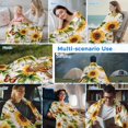 thumbnail image 5 of Sunflower Cooling Blanket,Lightweight Breathable Summer Throw Blanket with Double Sided Cold Effect,Summer Botanical Vintage Spring Floral Butterfly Picnic Blankets Bed Sheet for Hot Sleepers 50"x60", 5 of 8