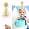 thumbnail image 6 of Fukushima Highchair Banner for 1st Birthday Part，Anniversary Party Decorations Set with Cone Hat and Cake Topper, 6 of 7