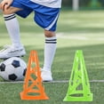 thumbnail image 2 of GAXIRE 6Pcs Green Training Cones for Soccer Practice and Obstacle Course Training, 2 of 8
