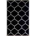 thumbnail image 1 of Safavieh Cambridge Collection CAM144E Handmade Moroccan Geometric Black and Ivory Premium Wool Square Area Rug (8' Square), 1 of 1