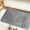 Light Gray, variant on 16”x24”Memory Foam Bath Rug Super Water Absorption Machine Wash Non-Slip Floor Mat Green