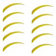 thumbnail image 2 of 10 Piezas s de Tiro Ala Izquierda Objetivo Fletchings de s de Tiro Forma de Gota Izquierdista amarillo Soledad Tiro al arco, 2 of 10