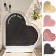 thumbnail image 4 of Floor Rug Decorative Anti-slip Back Durable Living Room Scratch-proof Heart Door Floor Mat, 4 of 5