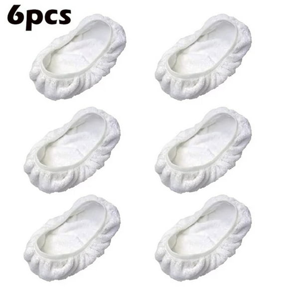 Cotton Terry Cloth Mop Pads 15x8 Inch 6-Pack (Handle is Not Included)
