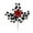 Red, variant on Yhmxh Halloween Decorations Flowers Artificial Flowers, Fake Halloween Bouquet Halloween Decorations Faux Halloween Tree Decorations for Halloween Vase Arrangements Table Decorations(25.2in, Red)