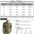 GITpoo Mens Short Sleeve Henley Shirts Men's Oversized Linen Lapel Tied