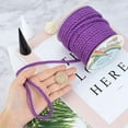 thumbnail image 6 of 30 Yards 5mm Twisted Nylon Cord Rope 3-Ply Indigo Twisted Cord Trim for Home Decor Crafts Making and Costume Crafting, 6 of 8